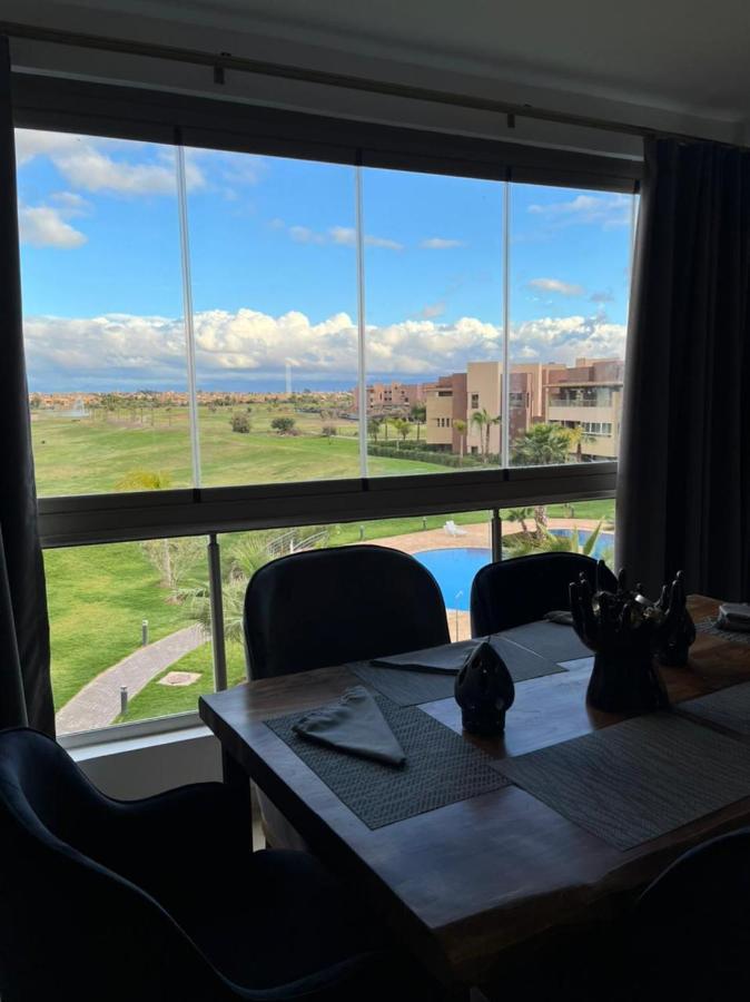 Superbe Appartement, Vue Sur Golf, Piscine Et Atlas Marraquexe Exterior foto